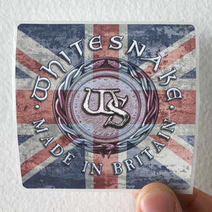 Whitesnake Made In Britain The World Record Album Cover Sticker
