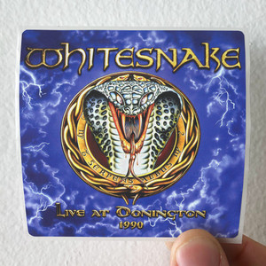 Whitesnake Live At Donington 1990 Album Cover Sticker
