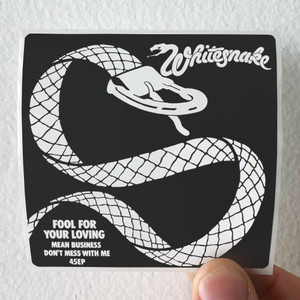 Whitesnake Fool For Your Loving Album Cover Sticker