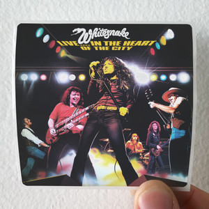 Whitesnake Live In The Heart Of The City Album Cover Sticker Whitesnake Live In The Heart Of The City Album Cover Sticker