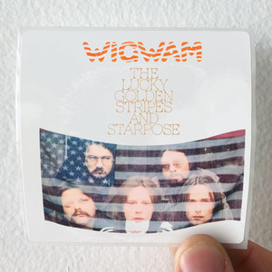 Wigwam Lucky Golden Stripes And Starpose Album Cover Sticker Wigwam Lucky Golden Stripes And Starpose Album Cover Sticker