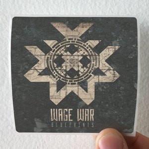 Wage War Blueprints Album Cover Sticker Wage War Blueprints Album Cover Sticker