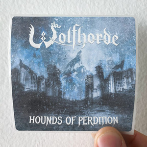 Wolfhorde Hounds Of Perdition Album Cover Sticker