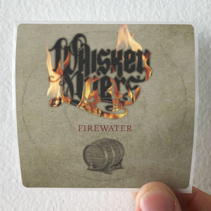 Whiskey Myers Firewater Album Cover Sticker Whiskey Myers Firewater Album Cover Sticker