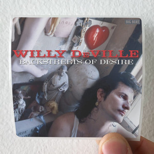 Willy DeVille Backstreets Of Desire Album Cover Sticker Willy DeVille Backstreets Of Desire Album Cover Sticker