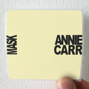 Wires on Fire Annie Carr Mask Album Cover Sticker Wires on Fire Annie Carr Mask Album Cover Sticker