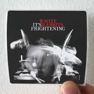 White Rabbits Its Frightening Album Cover Sticker White Rabbits Its Frightening Album Cover Sticker