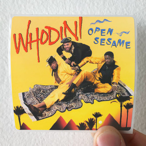 Whodini Open Sesame Album Cover Sticker