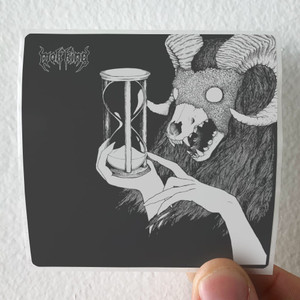 Wolf King The Path Of Wrath Album Cover Sticker Wolf King The Path Of Wrath Album Cover Sticker