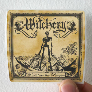 Witchery Dont Fear The Reaper Album Cover Sticker Witchery Dont Fear The Reaper Album Cover Sticker