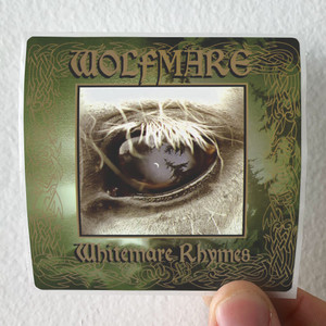 Wolfmare Whitemare Rhymes Album Cover Sticker Wolfmare Whitemare Rhymes Album Cover Sticker