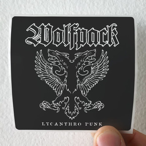 Wolfpack Lycanthro Punk Album Cover Sticker