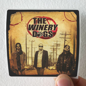Winery Dogs The Winery Dogs 1 Album Cover Sticker Winery Dogs The Winery Dogs 1 Album Cover Sticker