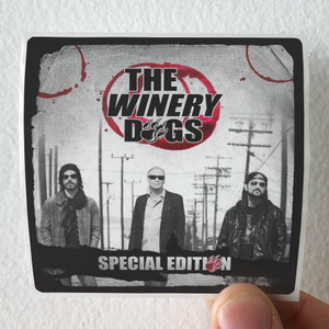 Winery Dogs The Winery Dogs Album Cover Sticker Winery Dogs The Winery Dogs Album Cover Sticker