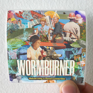 Wormburner Pleasant Living In Planned Communities Album Cover Sticker Wormburner Pleasant Living In Planned Communities Album Cover Sticker