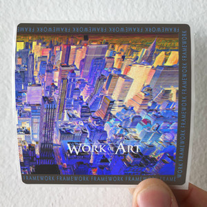 Work of Art Framework Album Cover Sticker Work of Art Framework Album Cover Sticker