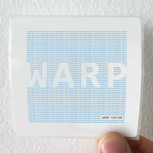 Warp Brothers Warp Factor Album Cover Sticker Warp Brothers Warp Factor Album Cover Sticker