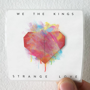 We the Kings Strange Love Album Cover Sticker We the Kings Strange Love Album Cover Sticker