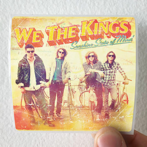 We the Kings Sunshine State Of Mind Album Cover Sticker We the Kings Sunshine State Of Mind Album Cover Sticker