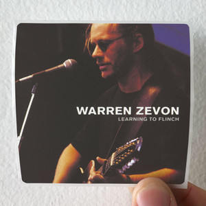 Warren Zevon Learning To Flinch Album Cover Sticker