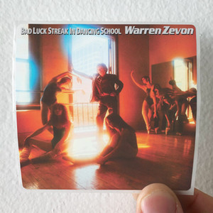 Warren Zevon Bad Luck Streak In Dancing School Album Cover Sticker