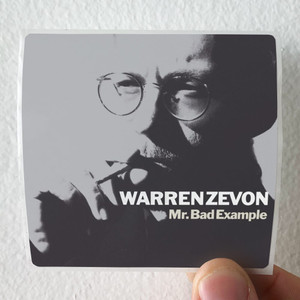 Warren Zevon Mr Bad Example Album Cover Sticker