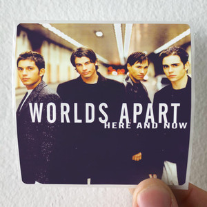 Worlds Apart Here And Now Album Cover Sticker