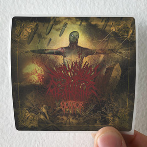 With Blood Comes Cleansing Horror Album Cover Sticker With Blood Comes Cleansing Horror Album Cover Sticker