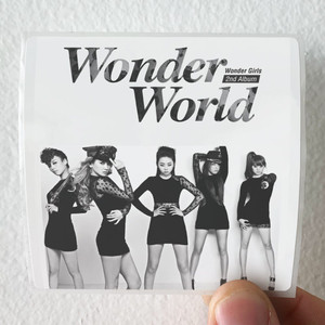 Wonder Girls Wonder World Album Cover Sticker Wonder Girls Wonder World Album Cover Sticker
