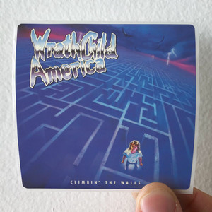 Wrathchild America Climbin The Walls Album Cover Sticker