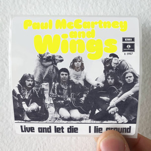 Wings Live And Let Die I Lie Around Album Cover Sticker Wings Live And Let Die I Lie Around Album Cover Sticker