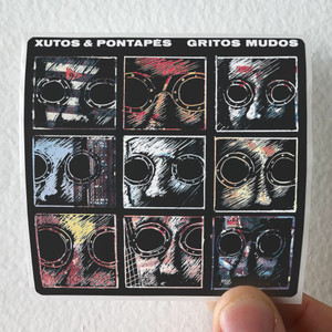Xutos and Pontapes Gritos Mudos Album Cover Sticker Xutos and Pontapes Gritos Mudos Album Cover Sticker