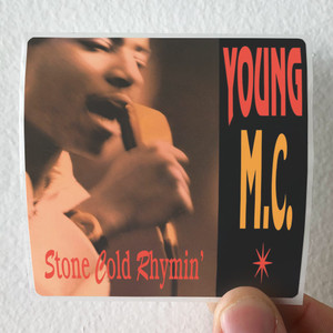 Young MC Stone Cold Rhymin Album Cover Sticker