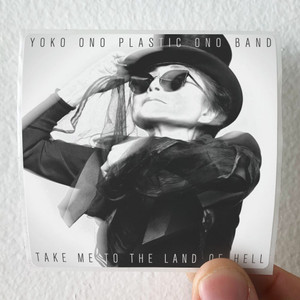 Yoko Ono Take Me To The Land Of Hell Album Cover Sticker Yoko Ono Take Me To The Land Of Hell Album Cover Sticker
