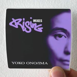 Yoko Ono Rising Mixes Album Cover Sticker