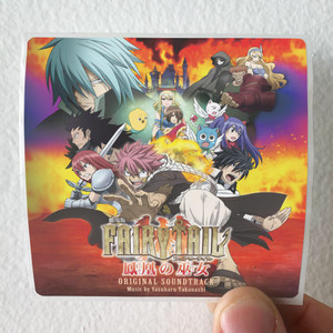 Yasuharu Takanashi Fairy Tail Album Cover Sticker