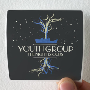 Youth Group The Night Is Ours Album Cover Sticker Youth Group The Night Is Ours Album Cover Sticker