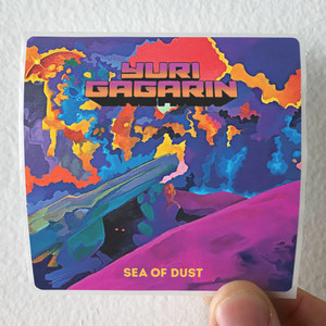 Yuri Gagarin Sea Of Dust Album Cover Sticker