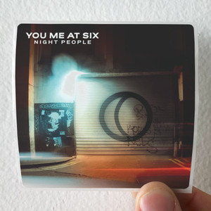You Me At Six Night People Album Cover Sticker