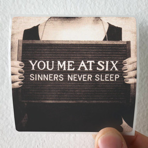 You Me At Six Sinners Never Sleep Album Cover Sticker You Me At Six Sinners Never Sleep Album Cover Sticker