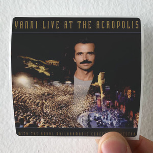 Yanni Live At The Acropolis Album Cover Sticker