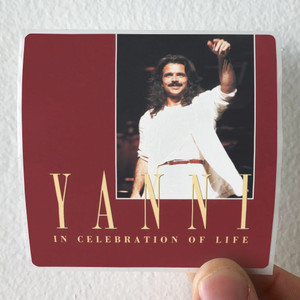 Yanni In Celebration Of Life Album Cover Sticker