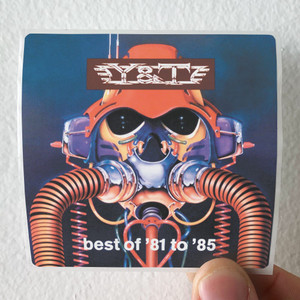 Y and T Best Of 81 To 85 Album Cover Sticker
