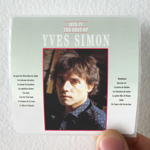 Yves Simon The Best Of 1973 77 Album Cover Sticker Yves Simon The Best Of 1973 77 Album Cover Sticker