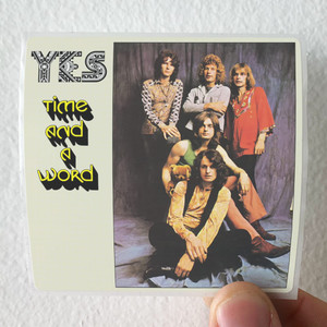 Yes Time And A Word 2 Album Cover Sticker