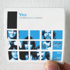 Yes The Definitive Rock Collection Album Cover Sticker Yes The Definitive Rock Collection Album Cover Sticker