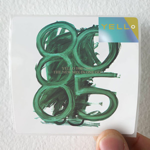 Yello 1980 1985 The New Mix In One Go Album Cover Sticker Yello 1980 1985 The New Mix In One Go Album Cover Sticker
