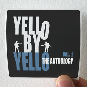 Yello Yello By Yello The Anthology Album Cover Sticker Yello Yello By Yello The Anthology Album Cover Sticker