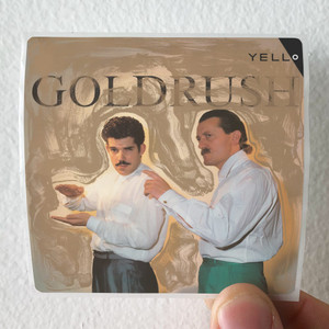 Yello Goldrush Album Cover Sticker Yello Goldrush Album Cover Sticker