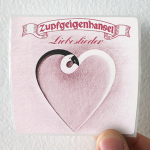 Zupfgeigenhansel Liebeslieder Album Cover Sticker Zupfgeigenhansel Liebeslieder Album Cover Sticker